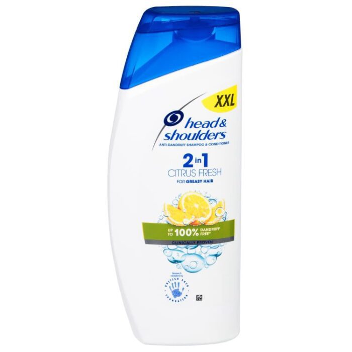 Head & Shoulders XXL Shampoo 750ml - Citrus Fresh - Image 1