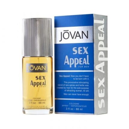 Jovan Sex Appeal for Men (88ml) (100% Original)