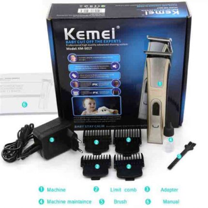 KEMEI KM-5017 Professional Rechargeable Hair Trimmer