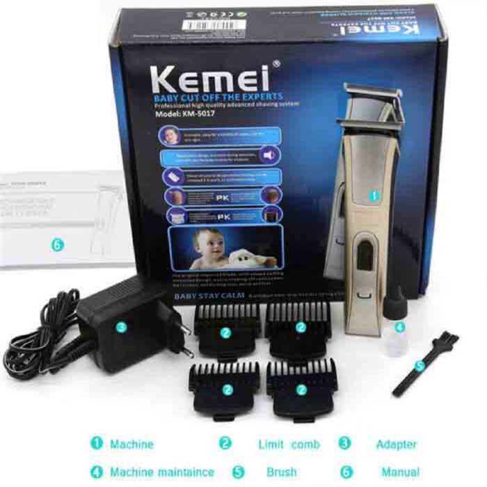 KEMEI KM-5017 Professional Rechargeable Hair Trimmer