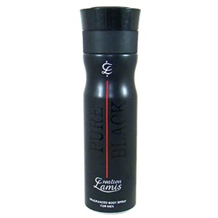 Pure Black Creation Lamis Fragranced Body Spray For Men 200 ml