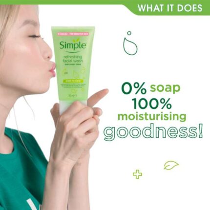 Simple Kind To Skin Refreshing Facial Wash Gel