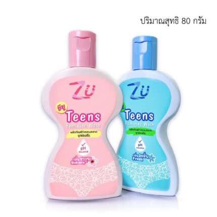ZU Teens Feminine Wash, hidden spot cleanser, gel texture