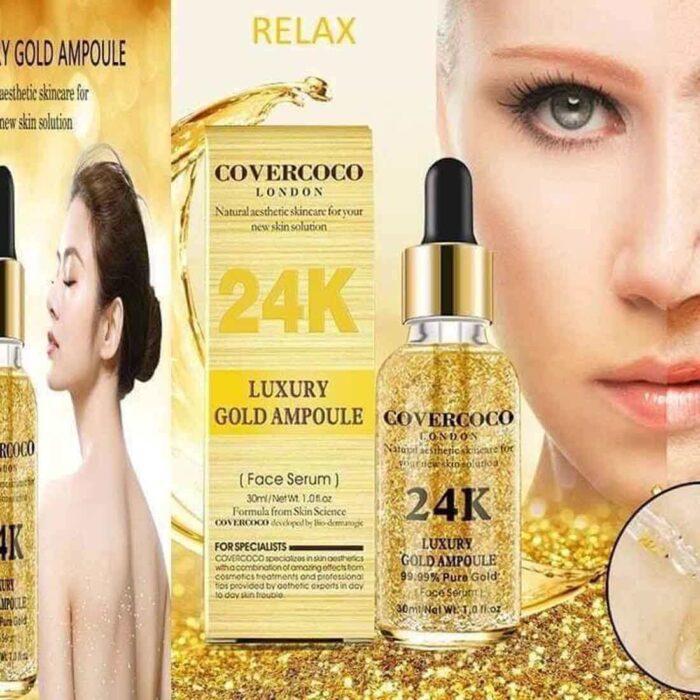 Covercoco 24-K Luxury Gold Ampoule Face Serum - 30ml