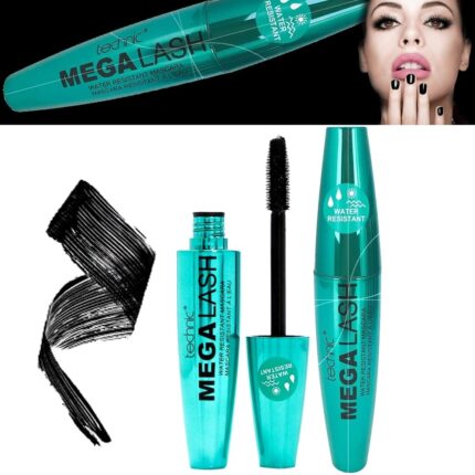Mega Lash Volumising Waterproof Mascara Black