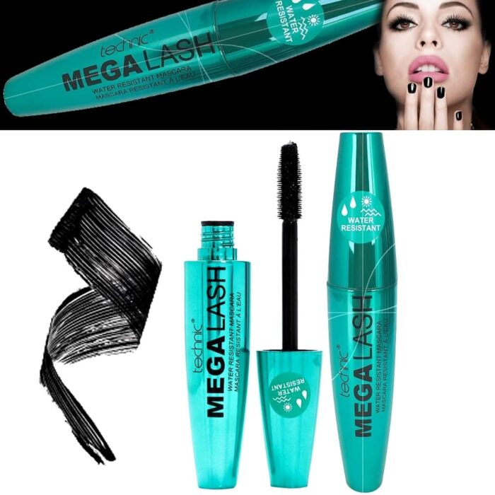 Mega Lash Volumising Waterproof Mascara Black