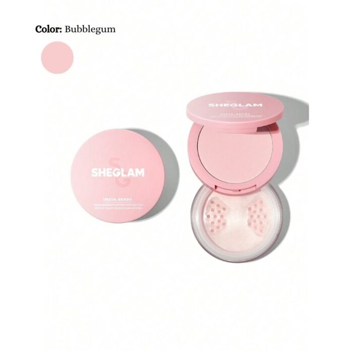 SheGlam: Insta-Ready Face & Under Eye Setting Powder Duo-Bubblegum