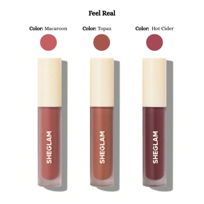 SheGlam: Matte Allure Mini Liquid Lipstick Set - Feel Real