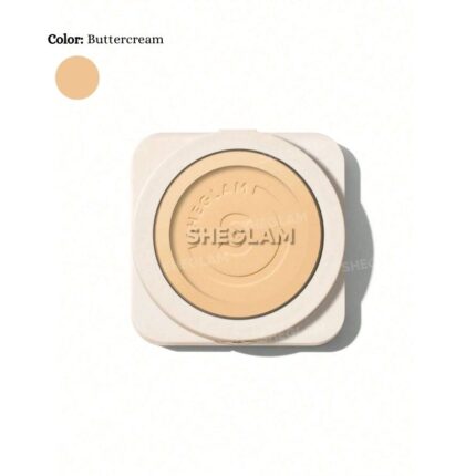 SheGlam: Skin focus high coverage powder foundation-Buttercream