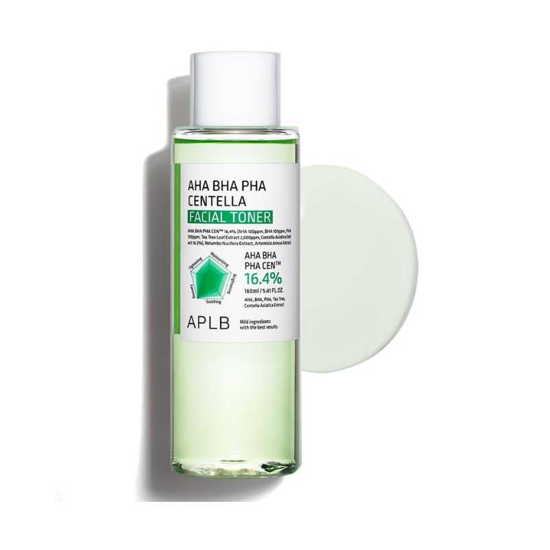 APLB AHA BHA PHA Centella Facial Toner 160ml APLB AHA BHA PHA Centella Facial Toner 160ml