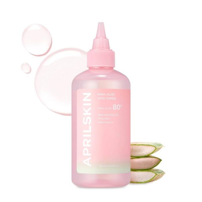 April Skin PINK ALOE VITA TONER 250ML