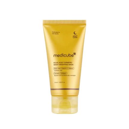 MEDICUBE KOJIC ACID TURMERIC NIGHT WRAPPING MASK 75ML