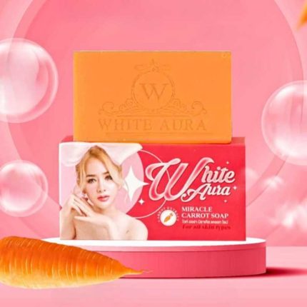 White Aura Miracle Carrot Soap 160gm