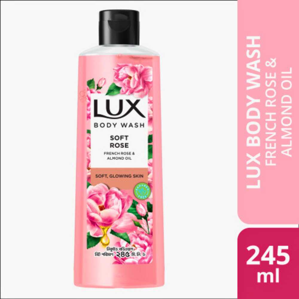 Lux Body Wash French Rose & Almond (1) Lux Body Wash French Rose & Almond 245ml - Image 1