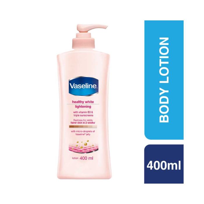 Vaseline Healthy Bright Body Lotion 400ml - Image 2
