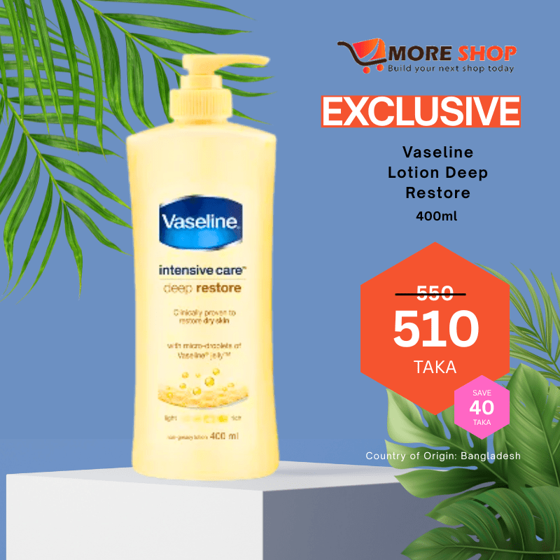Vaseline Lotion Deep Restore 400ml Vaseline Lotion Deep Restore 400ml - Image 1