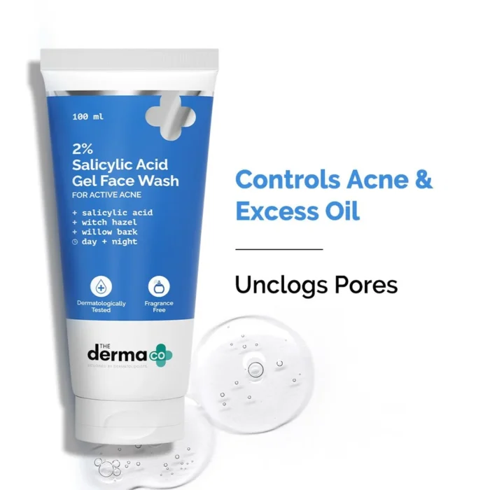 The Derma co 2% Salicylic Acid Gel Face Wash 100ml
